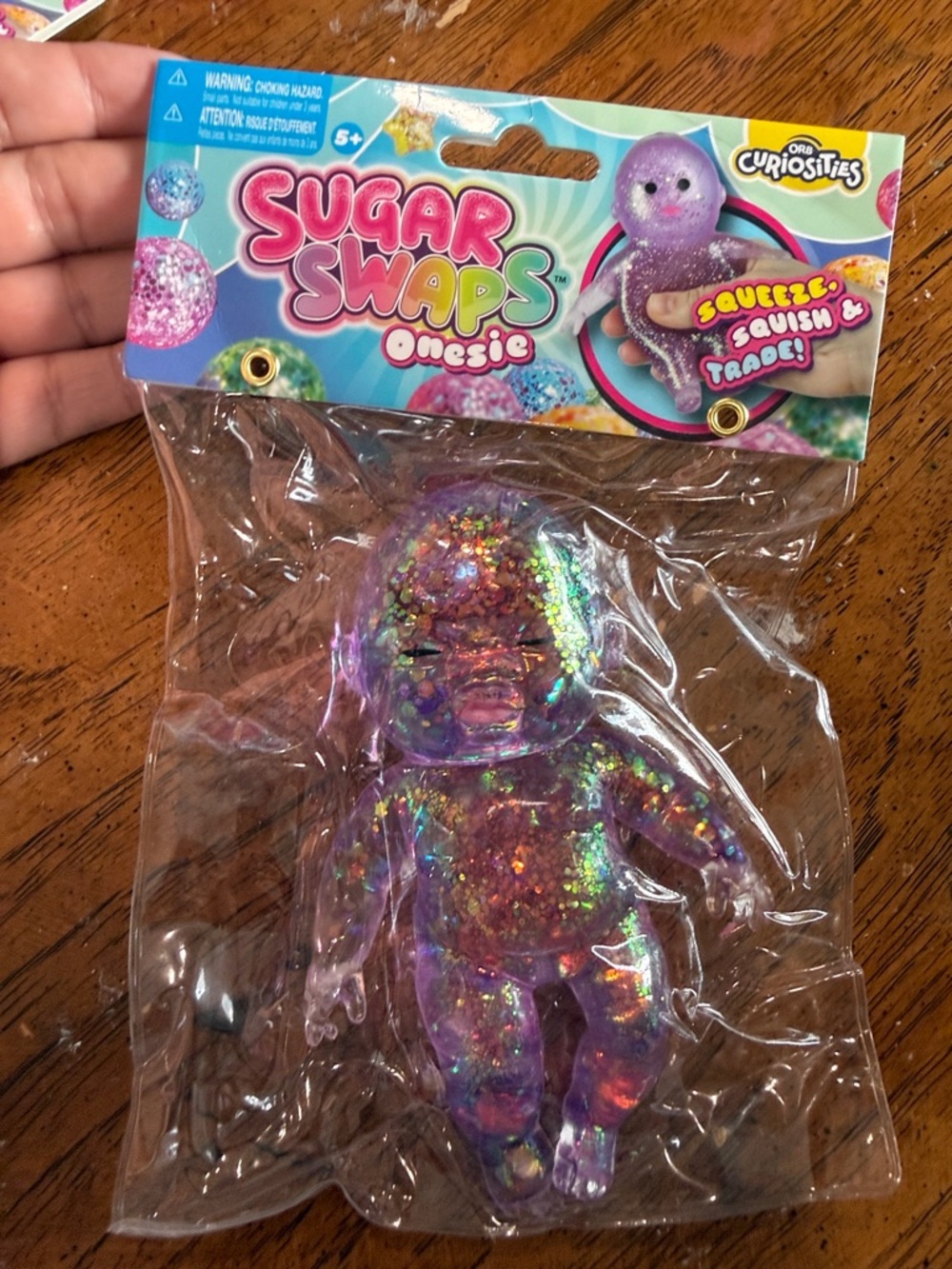 Curioisties Sugar Swaps Onesie Squishy Doll - Purple Glitter